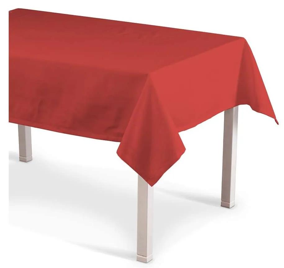Dekoria Rechthoekig tafelkleed collectie Loneta rood 130 × 250 cm