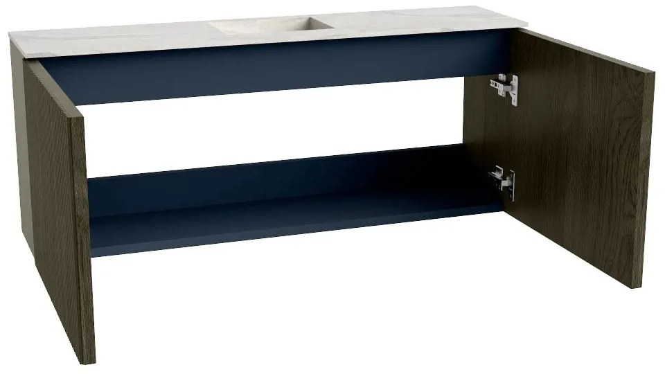 Mondiaz Joya DLux 100cm toiletmeubel shadow met wastafel faye midden 1 kraangat ostra