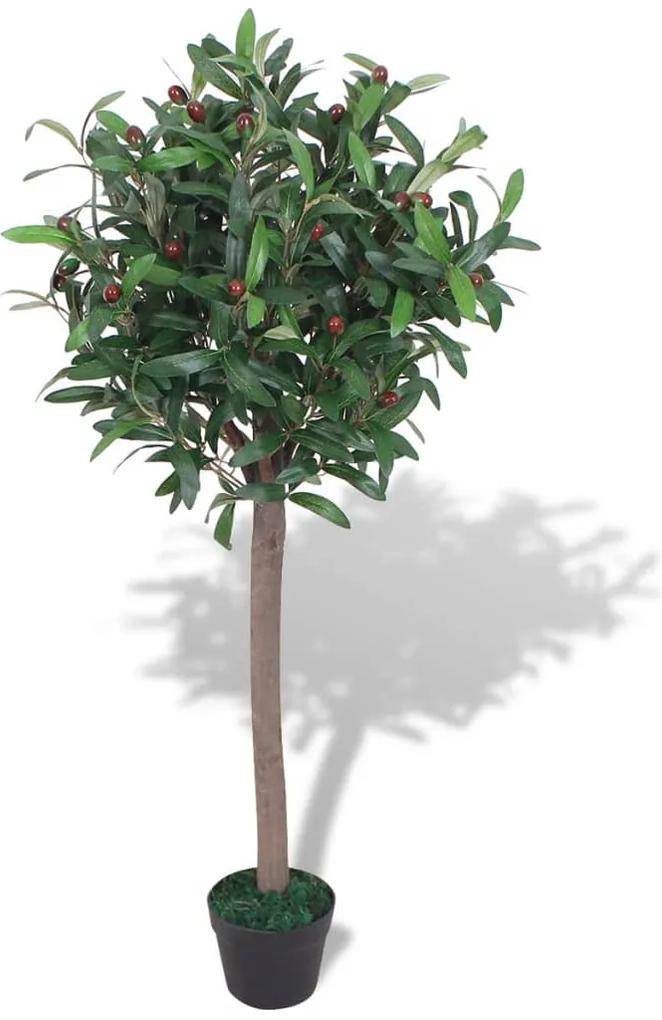 vidaXL Kunst laurierboom plant met pot 120 cm groen