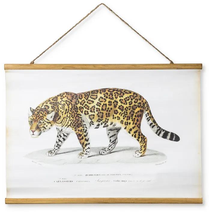 Vintage poster - luipaard - 70 x 50 cm
