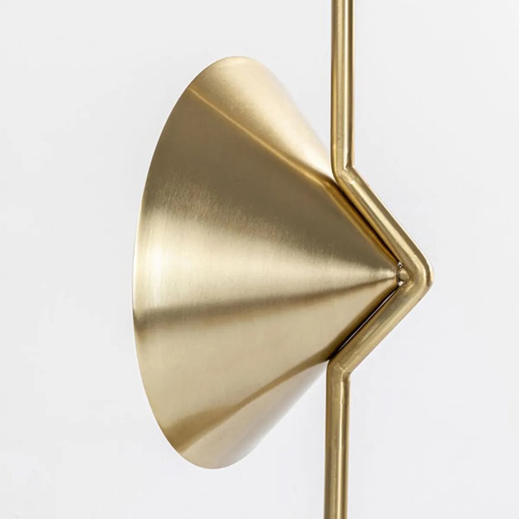 Kare Design Maja Design Vloerlamp Messing Marmer