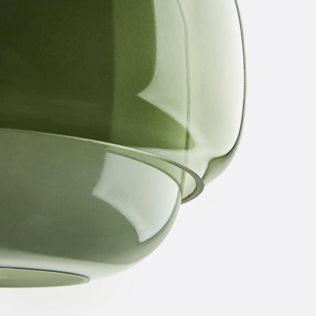 Wandlamp in gekleurd glas, Kinoko