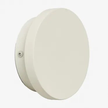 Arizona Rvs Led Badkamer Wandlamp Ø12 Cm & Gardenia Wit - Sklum