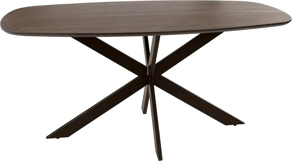 Ovale Eettafel Acaciahout 180cm - 180 X 90cm.