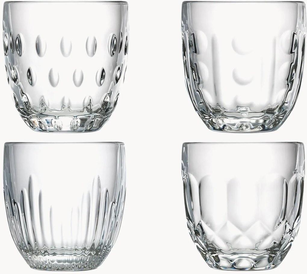 Glazen Troquet, 4-delig