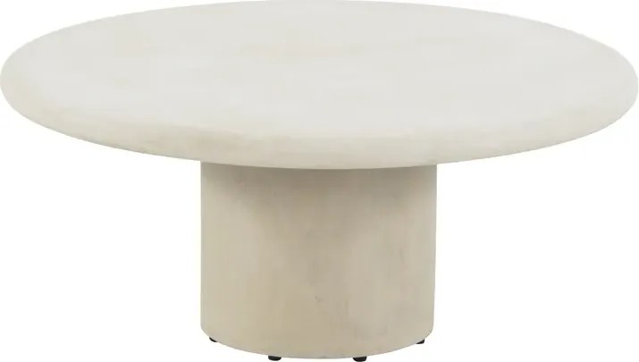 4 Seasons Outdoor Hampton mortex loungetafel met rond blad Ø 80 cm SALE Loungetafel beige weerbestendig