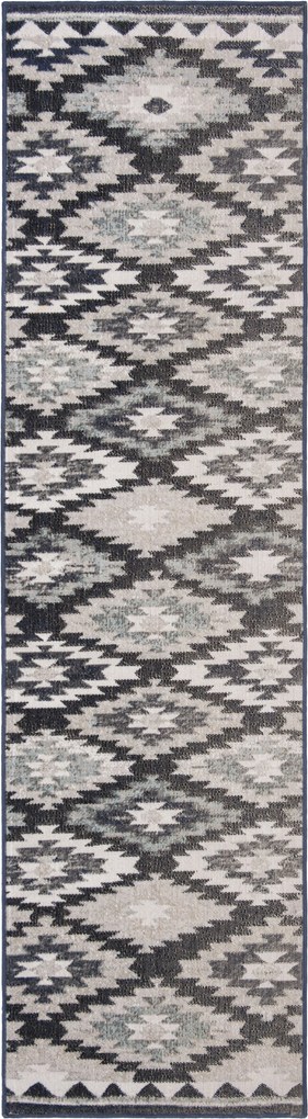 Safavieh | In- & outdoor vloerkleed Lailee 160 x 230 cm grijs, zwart vloerkleden polypropyleen vloerkleden & woontextiel vloerkleden
