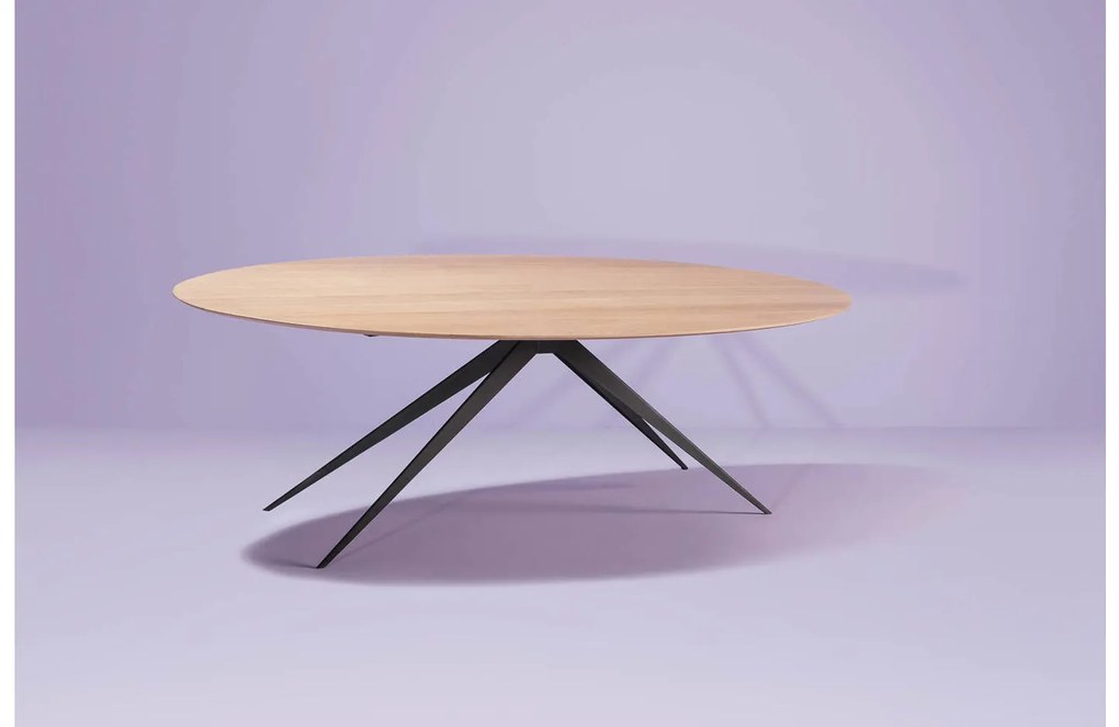 Goossens Excellent Eettafel Uniek, Ovaal 220 x 120 cm