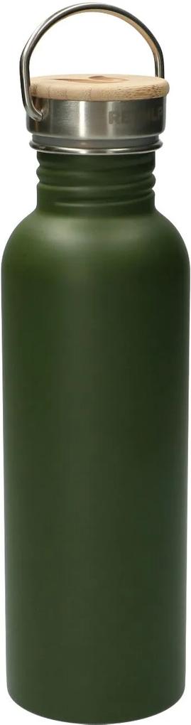 Waterfles, RVS, groen, 750 ml