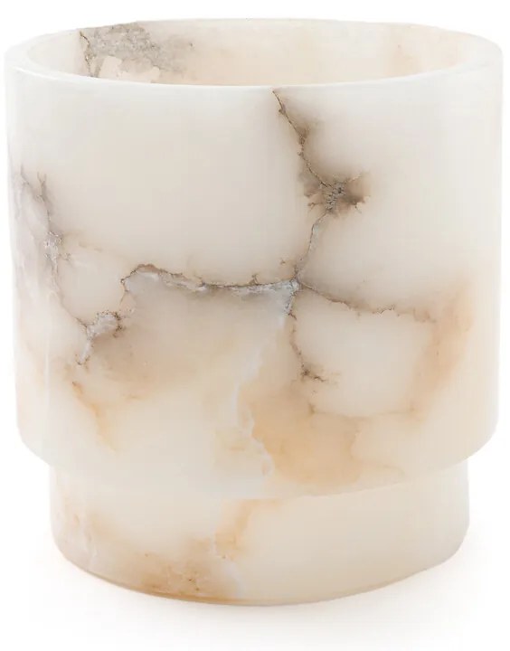 Theelichthouder in albast, Albasti