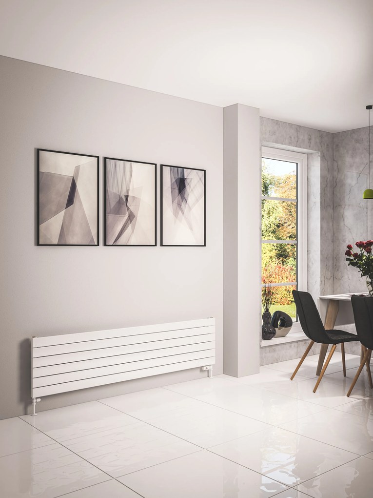 Eastbrook Addington type 10 radiator 45x180cm staal 1117W wit glans