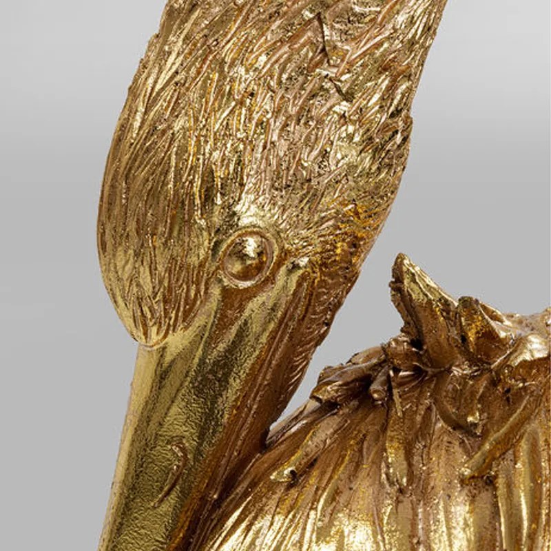 Kare Design Crane Gold Gouden Kraanvogel Beeld