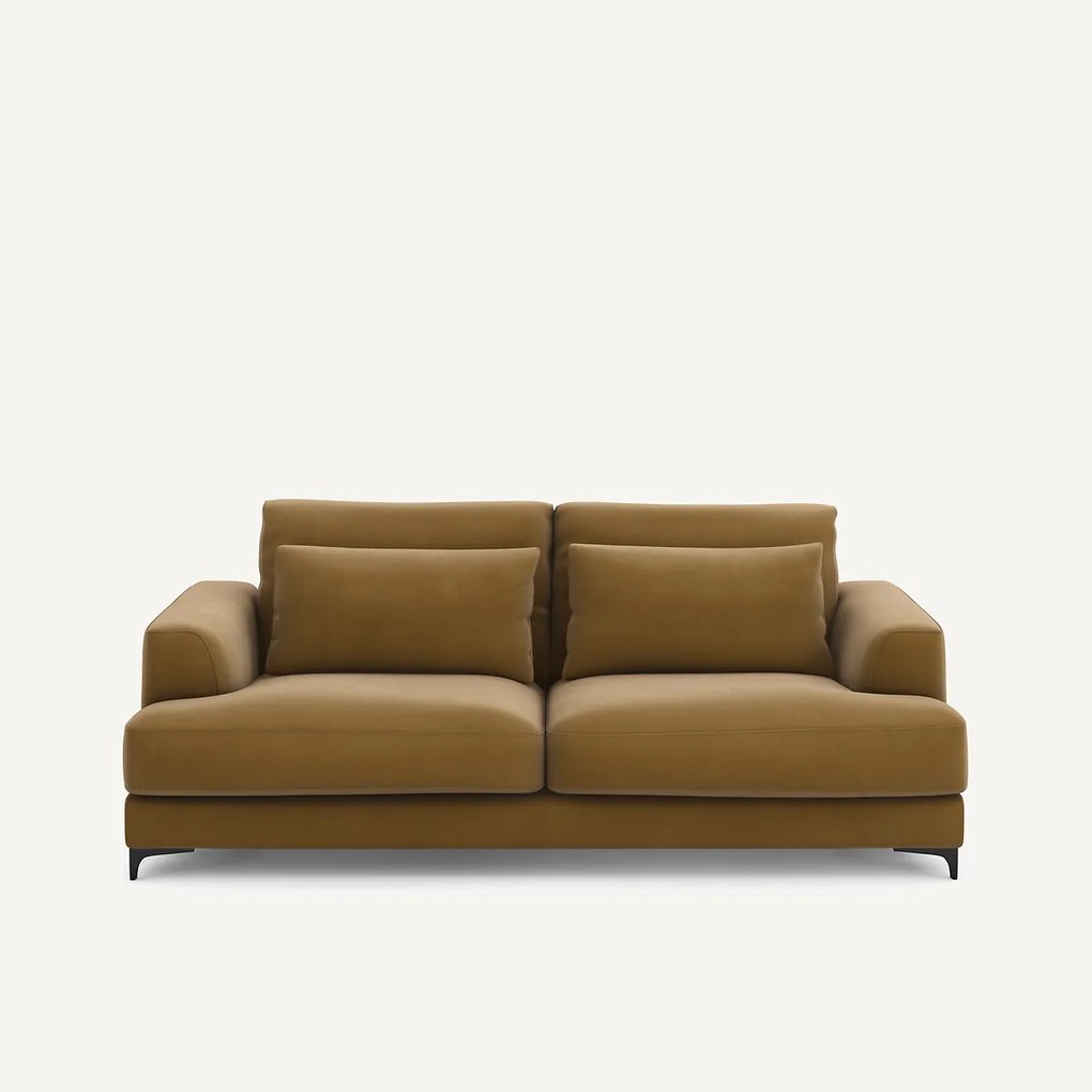 3-zits slaapbank van fluweellinnen, Marsile