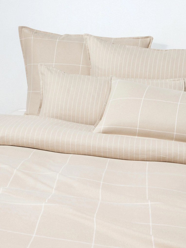 Flanellen dekbedovertrek Noelle