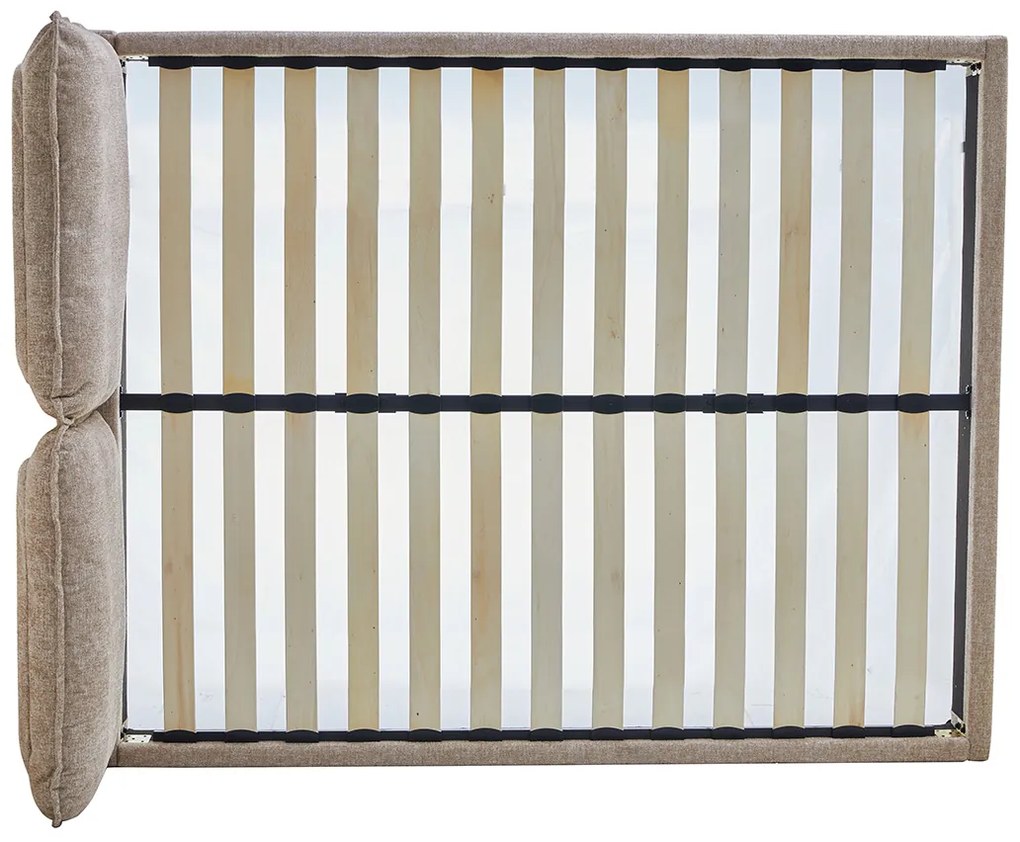 Bedframe Beige Stof 180x200 Cm