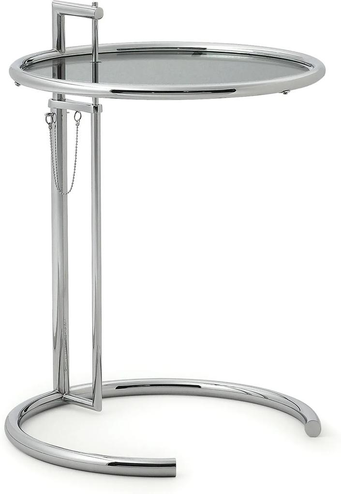 ClassiCon Adjustable Table E 1027 bijzettafel 52 donker glas