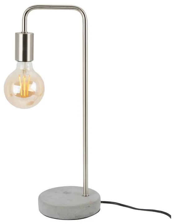 Bureaulamp vintage LED - cement - 15x19x47 cm
