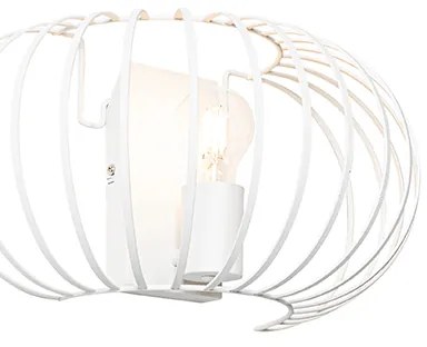 Design wandlamp wit 39 cm - Johanna
