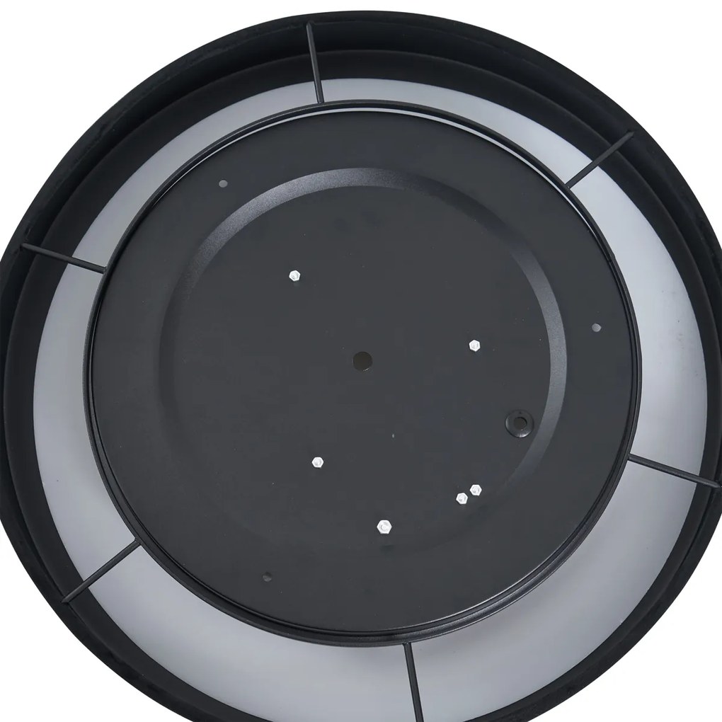 Moderne plafondlamp zwart velours 40cm incl. LED 3-staps dimbaar - Sue