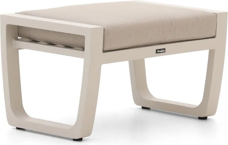 + 10% kassakorting | Voetenbank tuin | Manifesto  Rubbiano | Aluminium | Taupe/Bruin | 72x46x41cm | Kees Smit Tuinmeubelen