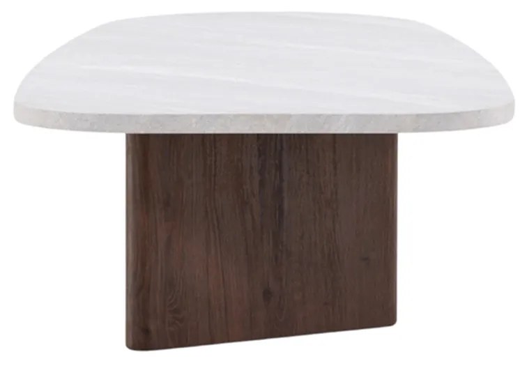 Organische Salontafel Bruin - 65 X 130cm.