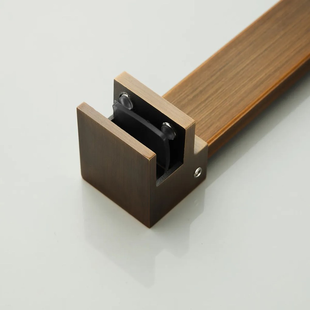 Saniclear Redro verouderd messing profiel + stabilisatiestang 100cm