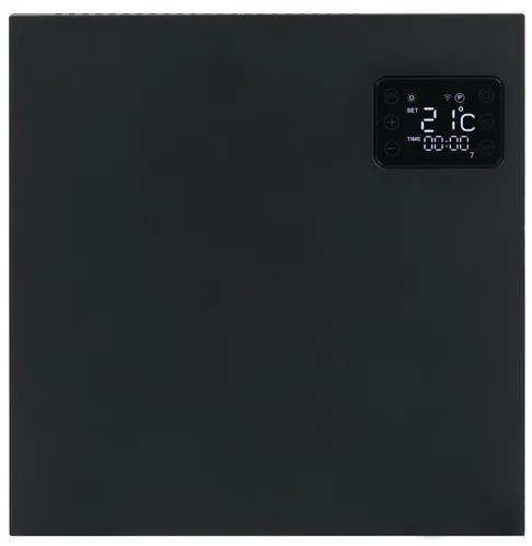 Eurom Alutherm 400XS Convectorkachel - 40x42.9cm - IP24 - 400watt - wifi - vloer/wand- Horizontaal - metaal - mat zwart 360523