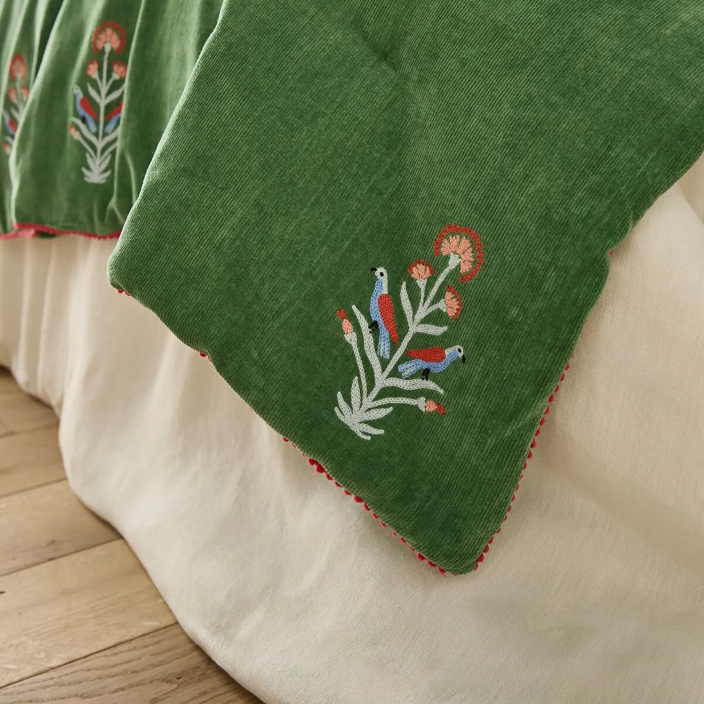 Gematelasseerd dekbed in gerib fluweel Dylis