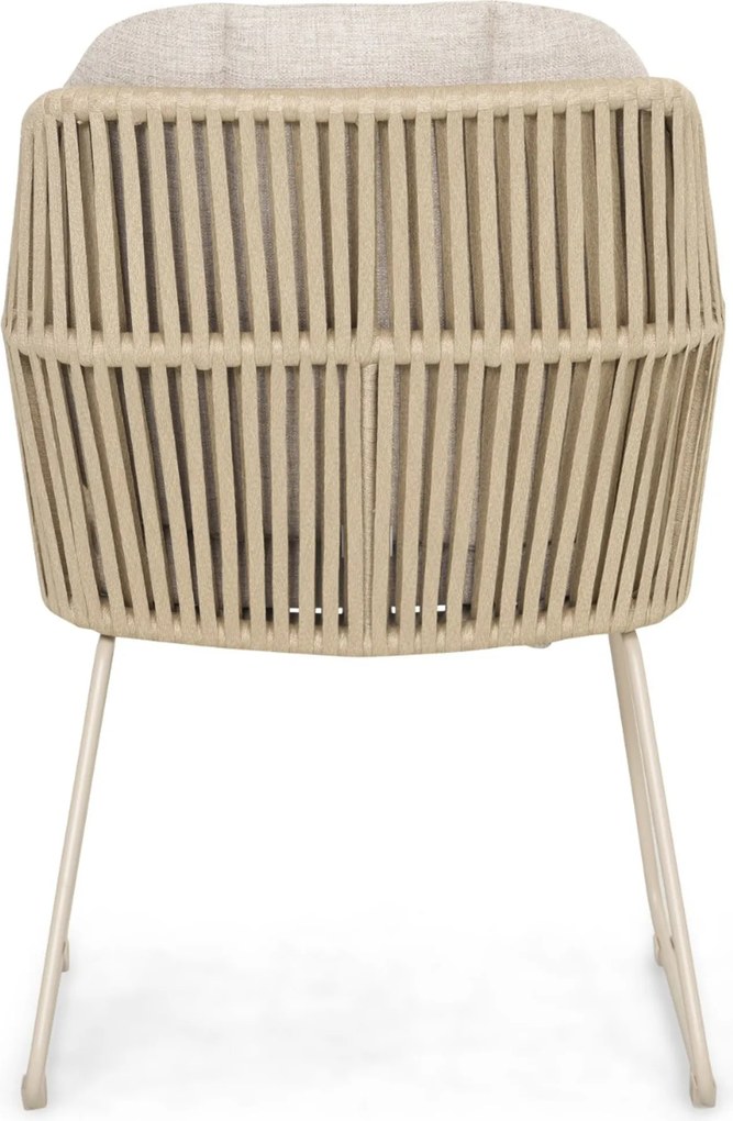 Tuinset 4 personen 200 cm Rope Taupe Domani Furniture Trivento/San
