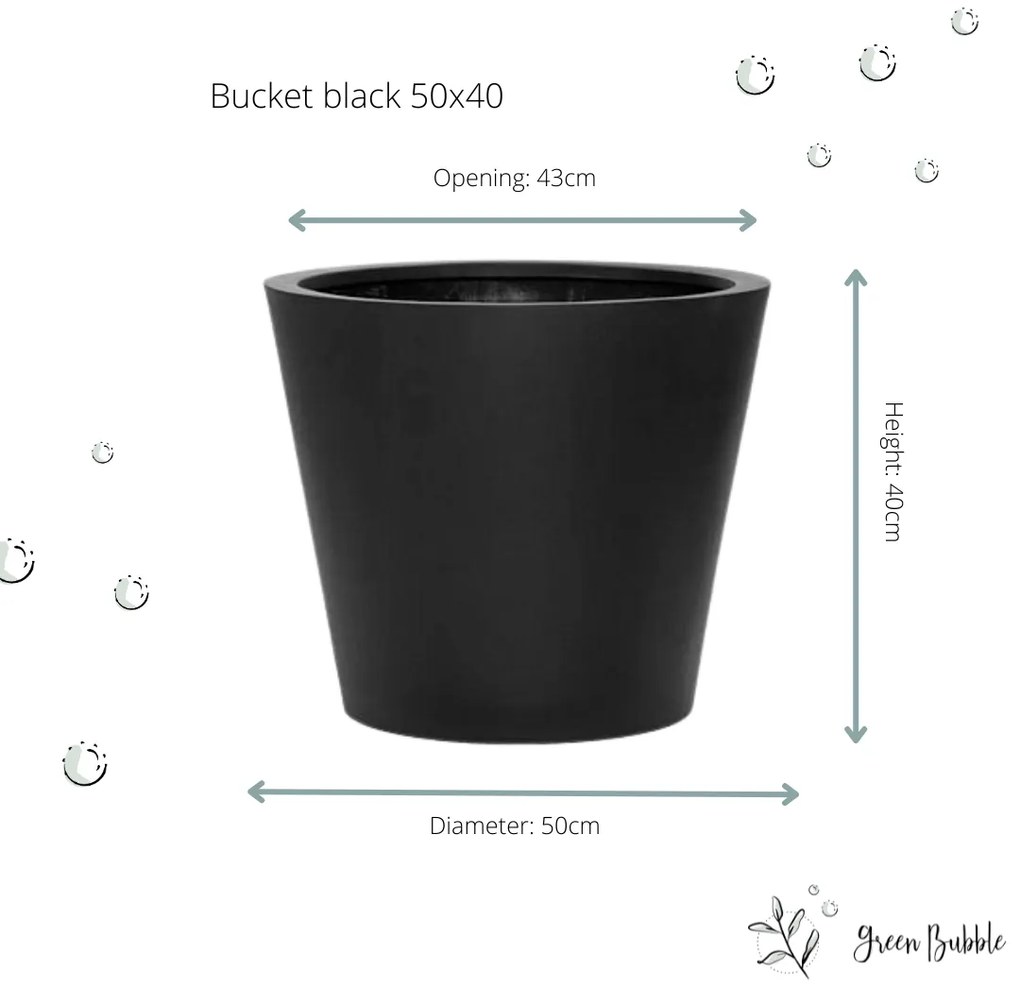 Pot Bucket Black