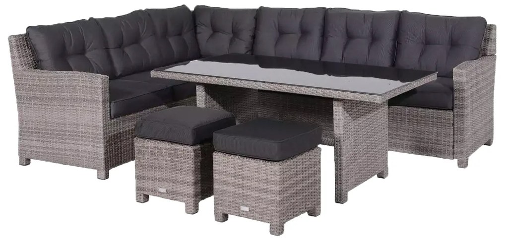Garden Impressions Jaru lounge dining set - extra luxe kussens