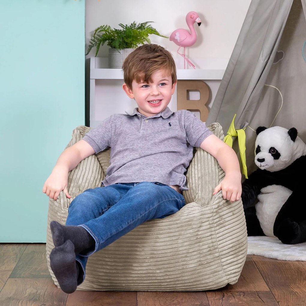 Morgan Corduroy Kinder Zitzakstoel - Beige