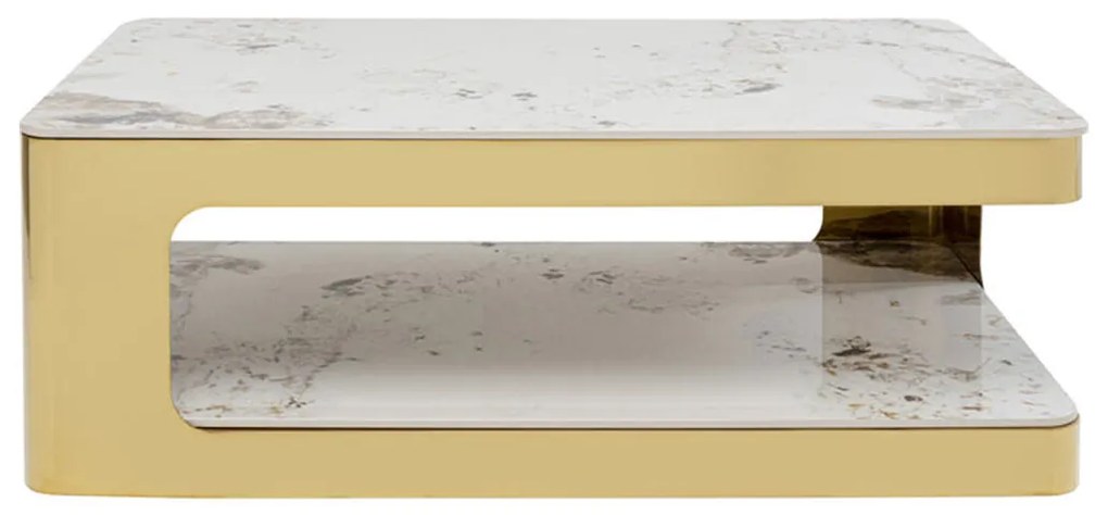 Kare Design Nube Duo Design Salontafel Goud - 130 X 70cm.