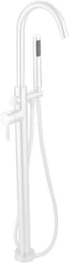Best Design Stylo White vrijstaande badkraan H98 cm RVS mat wit 4005340