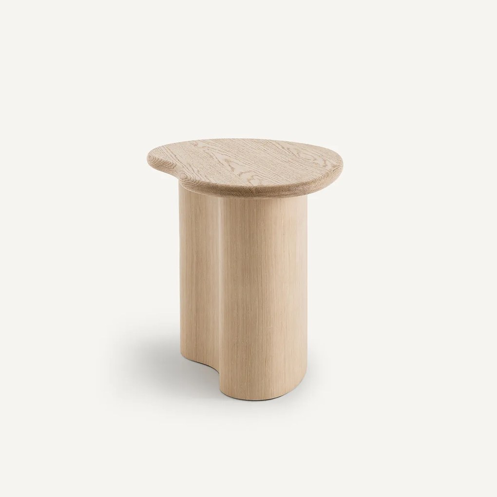 Bijzettafel, gezandstraald eiken, Phlu