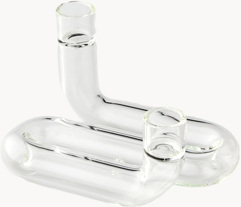 Kandelaar Wave van glas