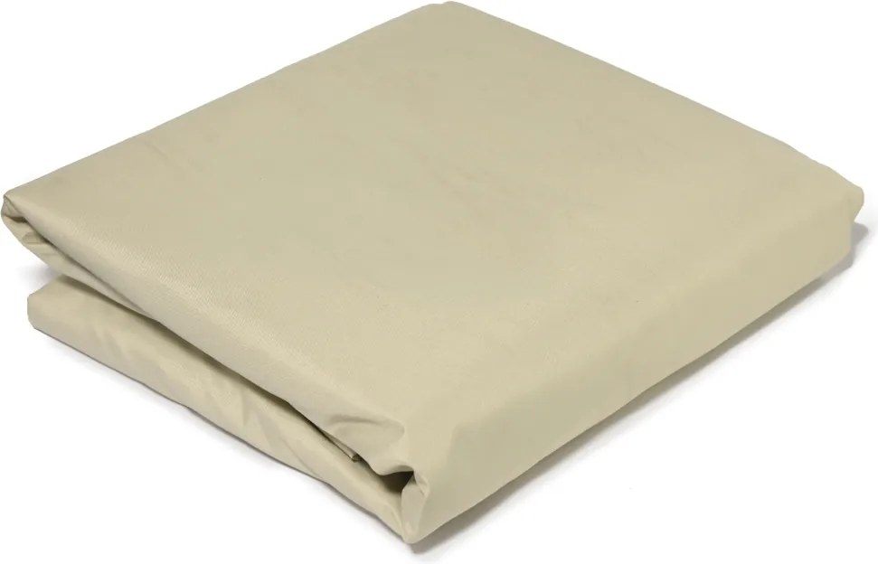 Milos tuinhuisje 4x4m met klamboe en crèmekleurige gordijnen Tuinpunt