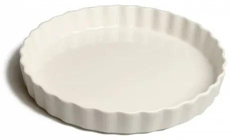 Taart-/ quichevorm, porselein,Ø 30 cm