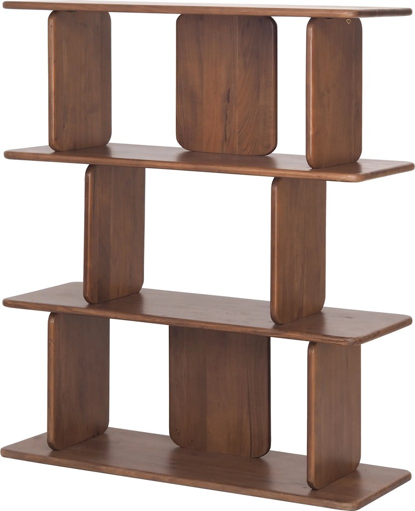 Open Wandkast Bruin - 120x45x140cm.