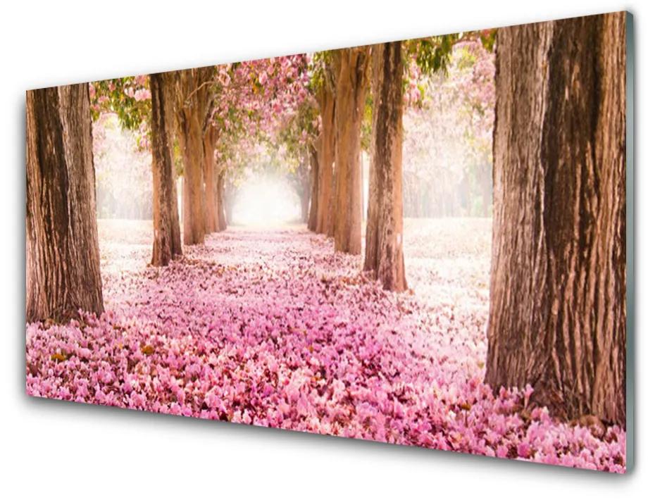 Foto op plexiglas Boom rozen bloemen nature 100x50 cm