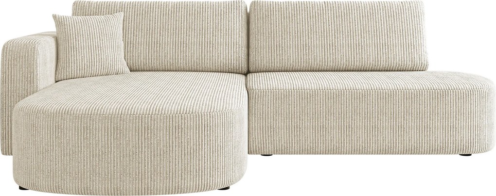 Hoekbank TrendyNest Infa, Aanwezig, Aanwezig, 252x175x82cm, 111 kg, Poten: Kunststof