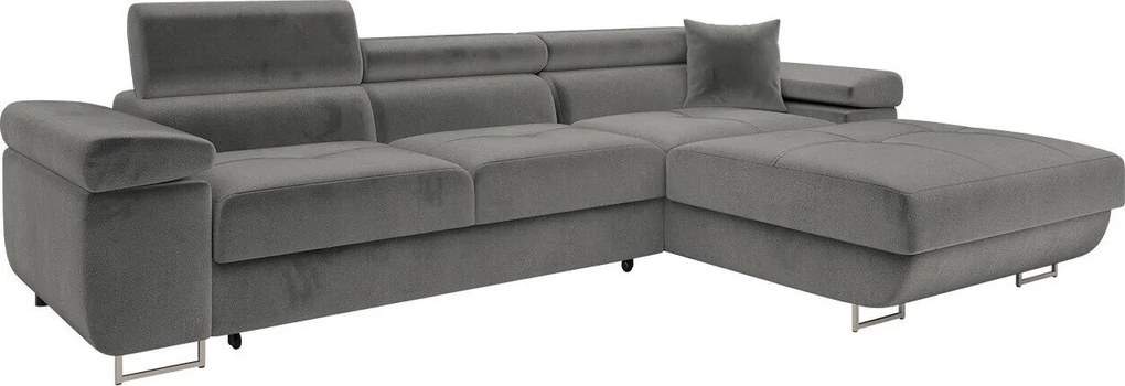 Hoekbank Comfivo Eliferu 102, Aanwezig, Aanwezig, 280x170x70cm, 140 kg, Poten: Metaal