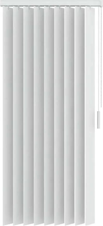 Verticale lamellen PVC verduisterend 89 mm - wit - 90x180 cm - Leen Bakker