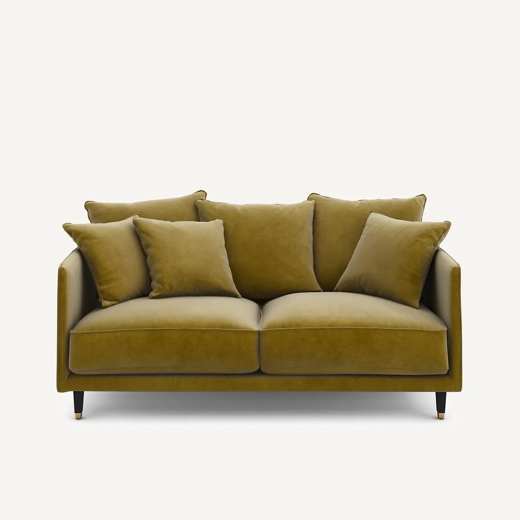 3-zits compacte fluwelen zetel, Lazare