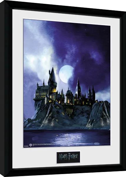 Ingelijste poster Harry Potter - Hogwarts Painted