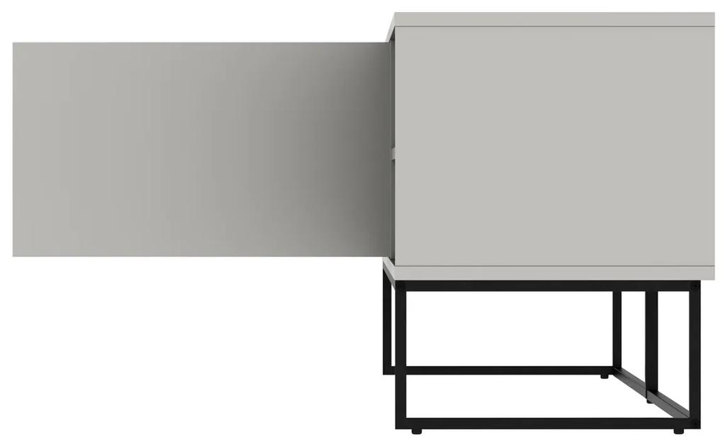 Tenzo Lipp Scandinavische TV-meubel Wit - 176x43x57cm.