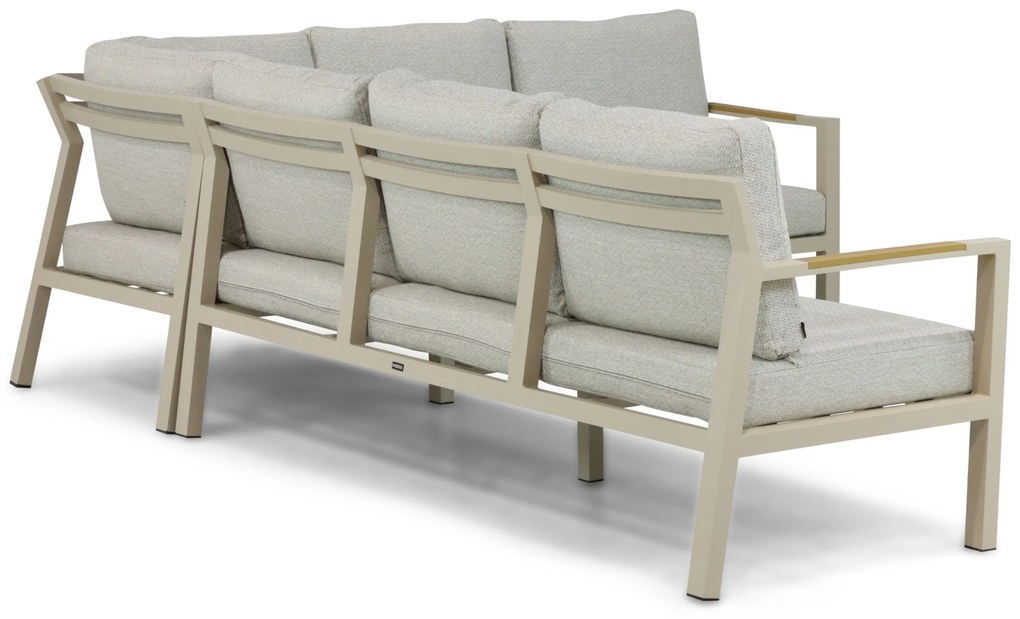 Dining Loungeset 6 personen Aluminium Taupe Lifestyle Garden Furniture Terrasso