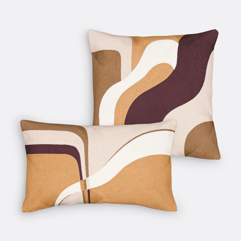 Rechthoekig kussenhoes in katoen, Ascona