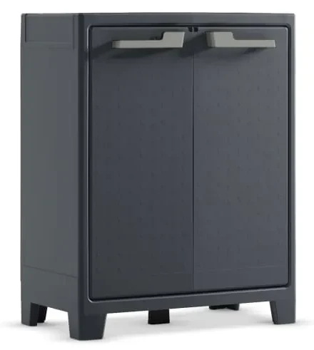 Keter Opbergkast Moby laag 100 cm grafietgrijs