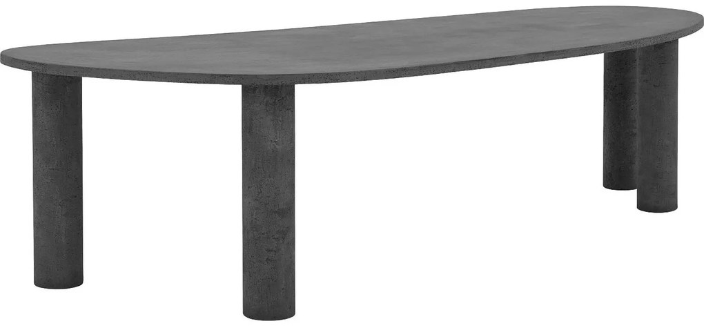 Goossens Eettafel Stone, Organisch 280 x 120 cm